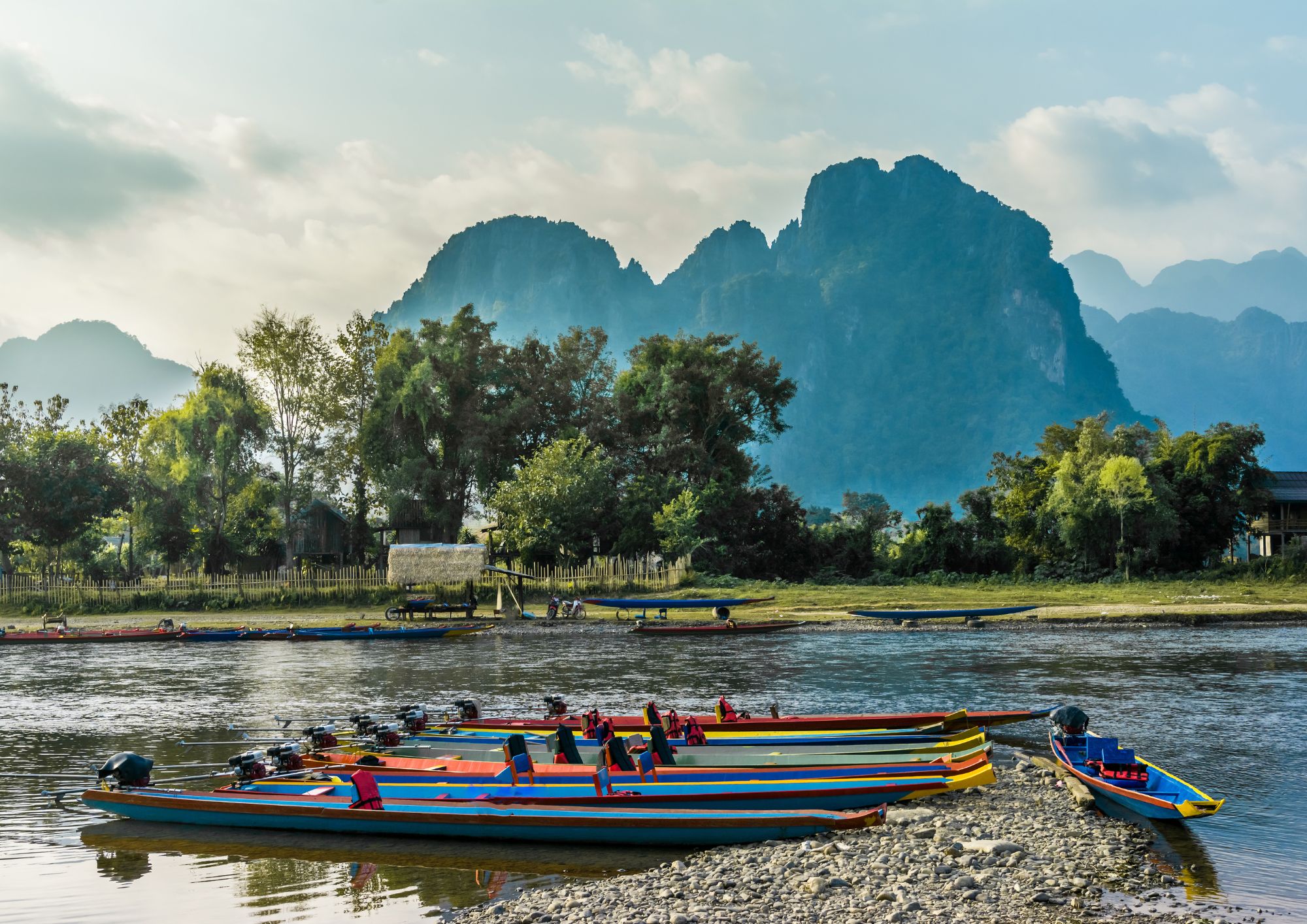 Vang Vieng River and Caving Experience
